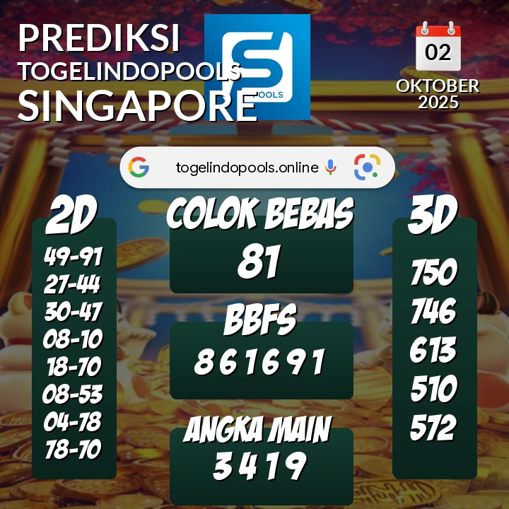 Prediksi togelindopools singapore: Kamis 02 Oktober 2025 Hari Ini (Analisis Data, Manfaat, Risiko, & Tips)