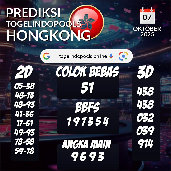 Prediksi togelindopools hongkong: Selasa 07 Oktober 2025 Hari Ini (Analisis Data, Manfaat, Risiko, & Tips)