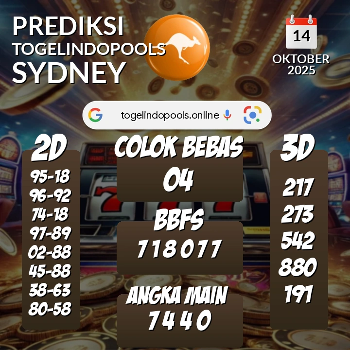 Prediksi togelindopools sydney: Selasa 14 Oktober 2025 Hari Ini (Analisis Data, Manfaat, Risiko, & Tips)