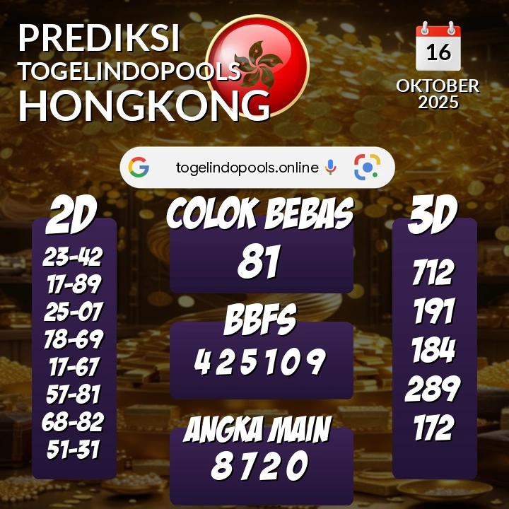 Prediksi togelindopools hongkong: Kamis 16 Oktober 2025 Hari Ini (Analisis Data, Manfaat, Risiko, & Tips)