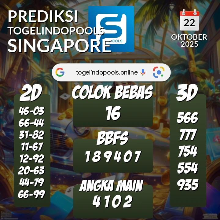 Prediksi togelindopools singapore: Rabu 22 Oktober 2025 Hari Ini (Analisis Data, Manfaat, Risiko, & Tips)