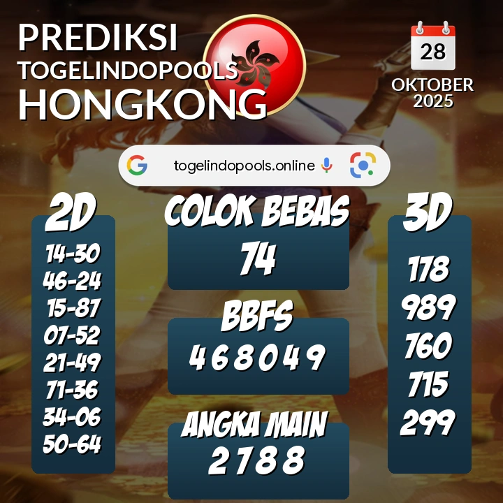 Prediksi togelindopools hongkong: Selasa 28 Oktober 2025 Hari Ini (Analisis Data, Manfaat, Risiko, & Tips)
