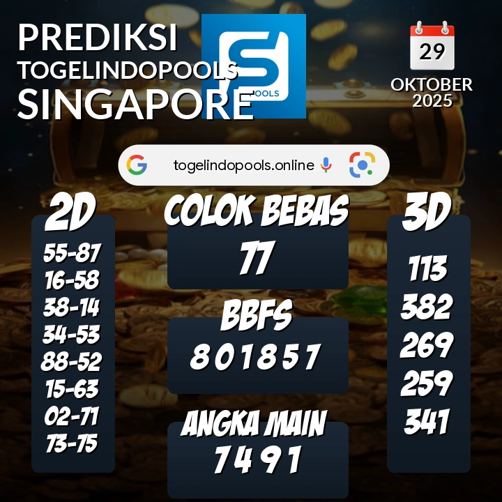 Prediksi togelindopools singapore: Rabu 29 Oktober 2025 Hari Ini (Analisis Data, Manfaat, Risiko, & Tips)