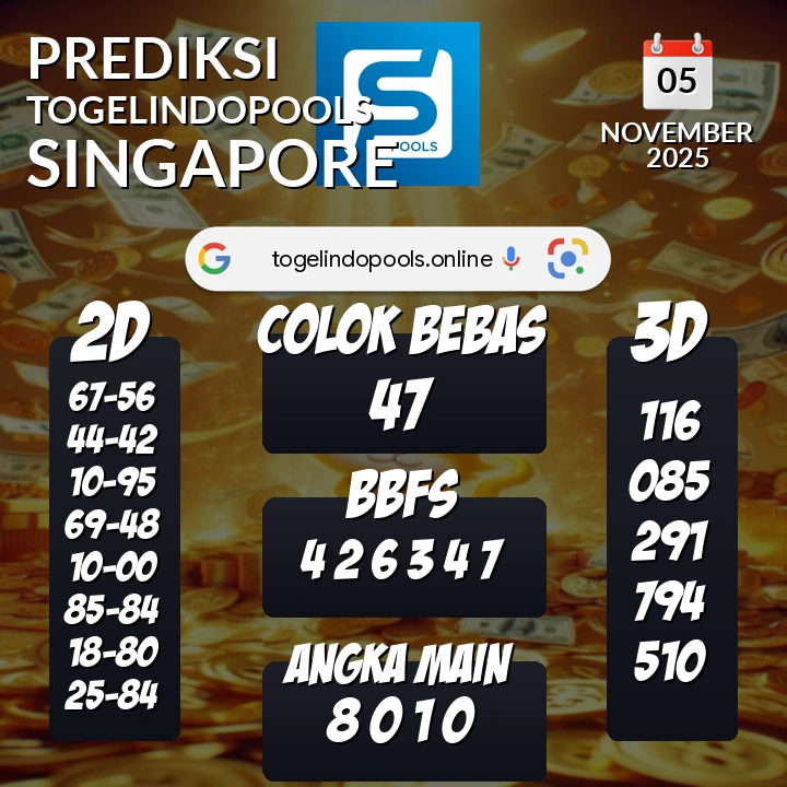 Prediksi togelindopools singapore: Rabu 05 November 2025 Hari Ini (Analisis Data, Manfaat, Risiko, & Tips)