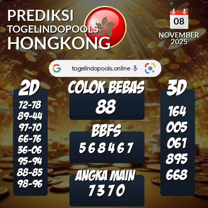 Prediksi togelindopools hongkong: Sabtu 08 November 2025 Hari Ini (Analisis Data, Manfaat, Risiko, & Tips)