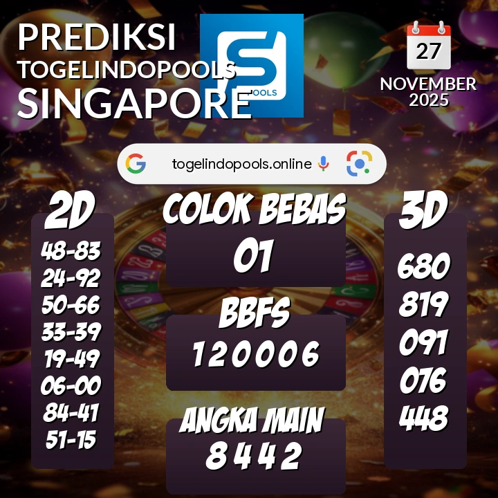 Prediksi togelindopools singapore: Kamis 27 November 2025 Hari Ini (Analisis Data, Manfaat, Risiko, & Tips)