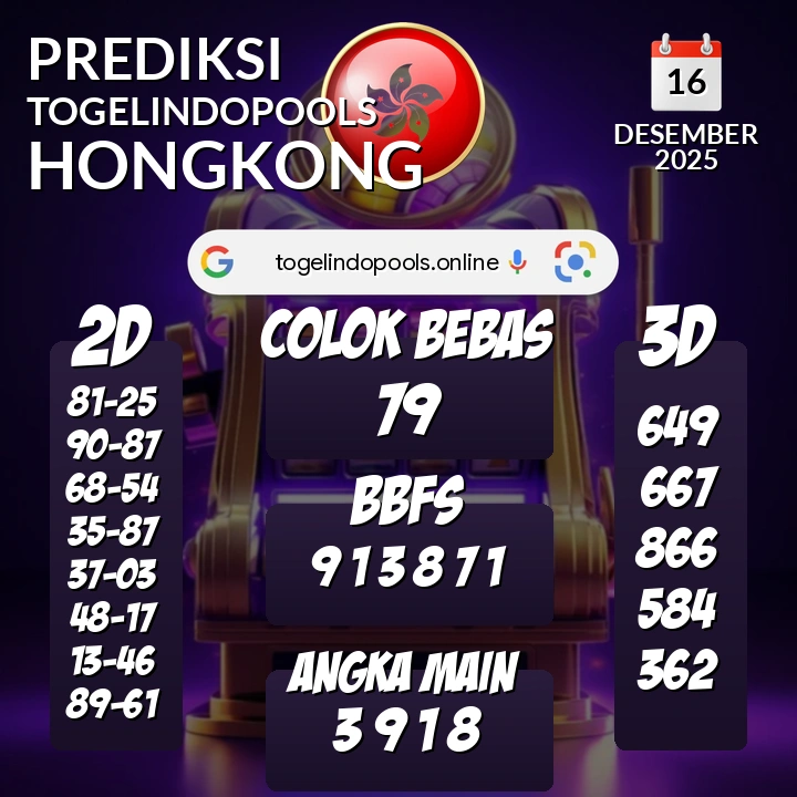 Prediksi togelindopools hongkong: Selasa 16 Desember 2025 Hari Ini (Analisis Data, Manfaat, Risiko, & Tips)
