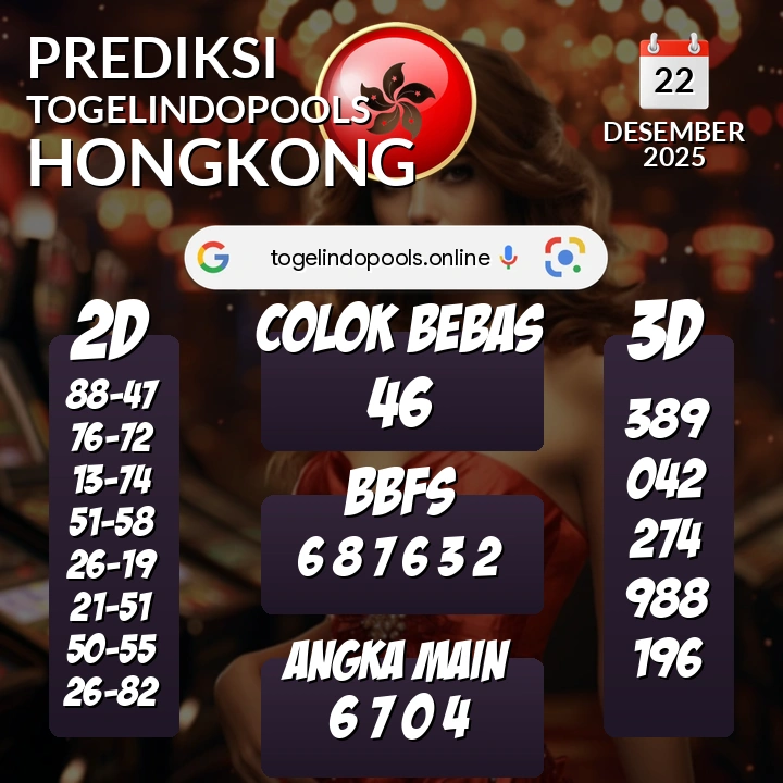 Prediksi togelindopools hongkong: Senin 22 Desember 2025 Hari Ini (Analisis Data, Manfaat, Risiko, & Tips)