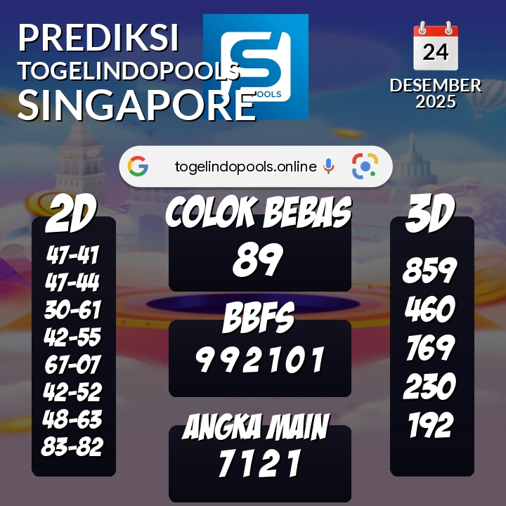Prediksi togelindopools singapore: Rabu 24 Desember 2025 Hari Ini (Analisis Data, Manfaat, Risiko, & Tips)
