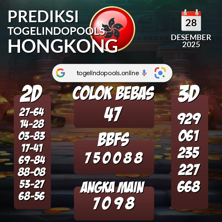 Prediksi togelindopools hongkong: Minggu 28 Desember 2025 Hari Ini (Analisis Data, Manfaat, Risiko, & Tips)