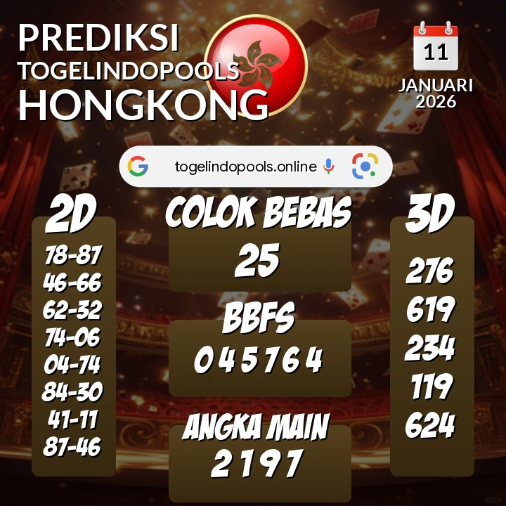 Prediksi togelindopools hongkong: Minggu 11 Januari 2026 Hari Ini (Analisis Data, Manfaat, Risiko, & Tips)