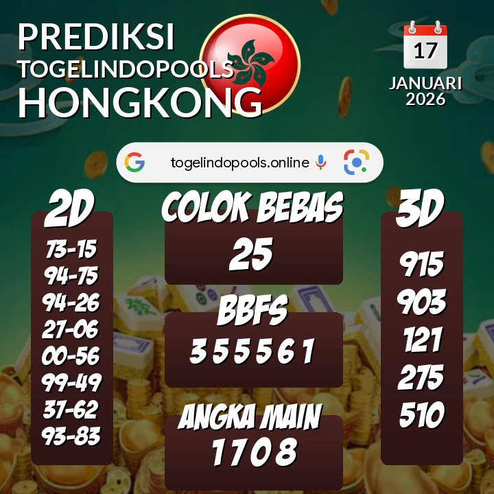 Prediksi togelindopools hongkong: Sabtu 17 Januari 2026 Hari Ini (Analisis Data, Manfaat, Risiko, & Tips)
