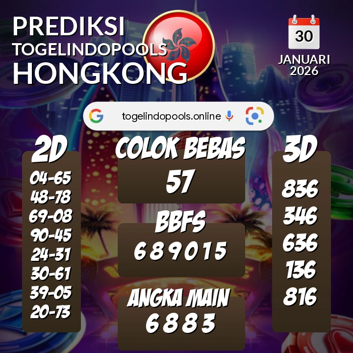 Prediksi togelindopools hongkong: Jumat 30 Januari 2026 Hari Ini (Analisis Data, Manfaat, Risiko, & Tips)