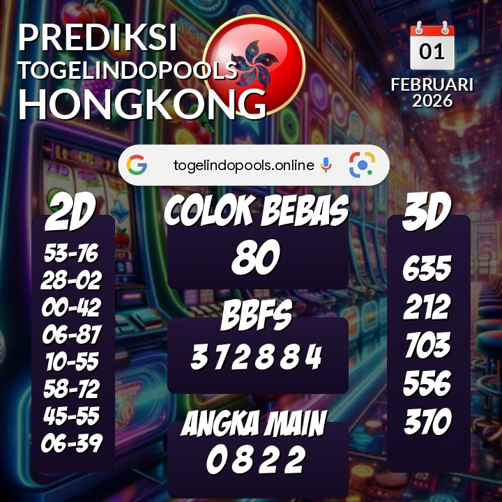 Prediksi togelindopools hongkong: Minggu 01 Februari 2026 Hari Ini (Analisis Data, Manfaat, Risiko, & Tips)