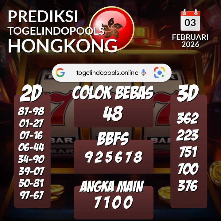 Prediksi togelindopools hongkong: Selasa 03 Februari 2026 Hari Ini (Analisis Data, Manfaat, Risiko, & Tips)