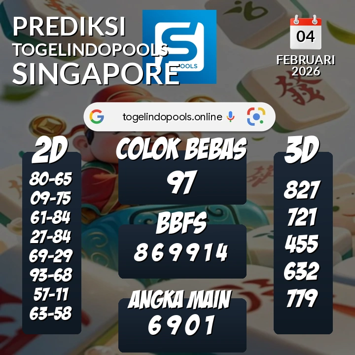 Prediksi togelindopools singapore: Rabu 04 Februari 2026 Hari Ini (Analisis Data, Manfaat, Risiko, & Tips)