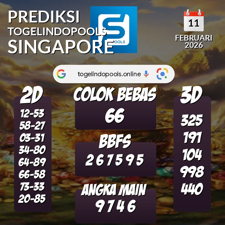 Prediksi togelindopools singapore: Rabu 11 Februari 2026 Hari Ini (Analisis Data, Manfaat, Risiko, & Tips)