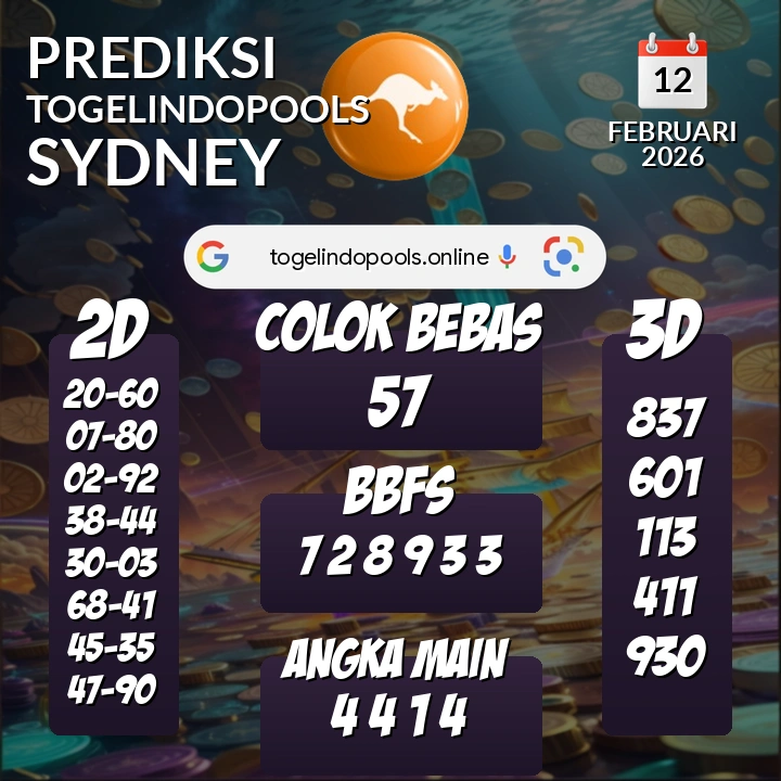 Prediksi togelindopools sydney: Kamis 12 Februari 2026 Hari Ini (Analisis Data, Manfaat, Risiko, & Tips)