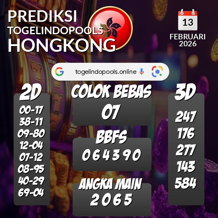 Prediksi togelindopools hongkong: Jumat 13 Februari 2026 Hari Ini (Analisis Data, Manfaat, Risiko, & Tips)