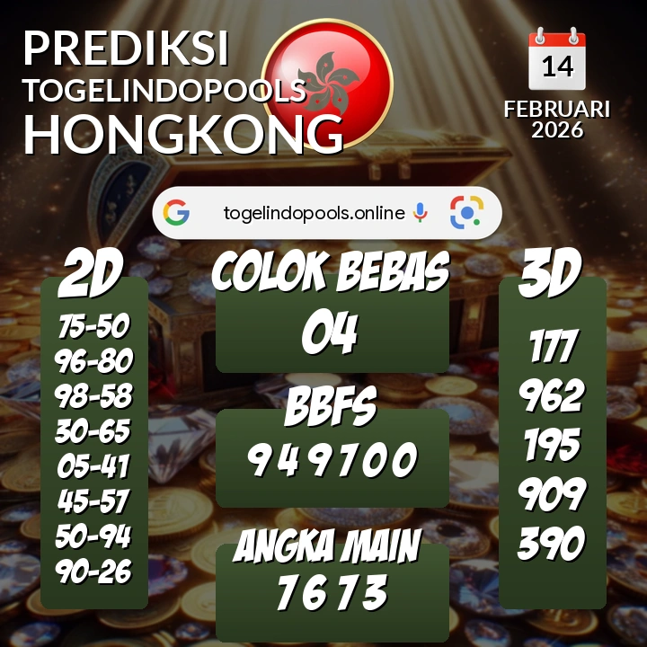 Prediksi togelindopools hongkong: Sabtu 14 Februari 2026 Hari Ini (Analisis Data, Manfaat, Risiko, & Tips)