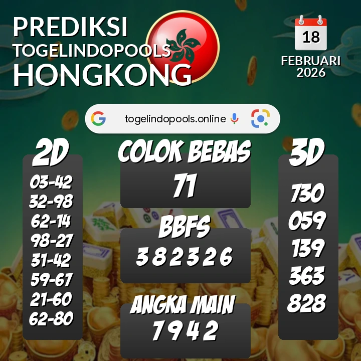 Prediksi togelindopools hongkong: Rabu 18 Februari 2026 Hari Ini (Analisis Data, Manfaat, Risiko, & Tips)