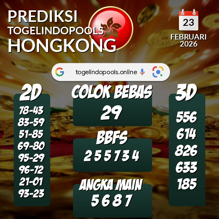 Prediksi togelindopools hongkong: Senin 23 Februari 2026 Hari Ini (Analisis Data, Manfaat, Risiko, & Tips)