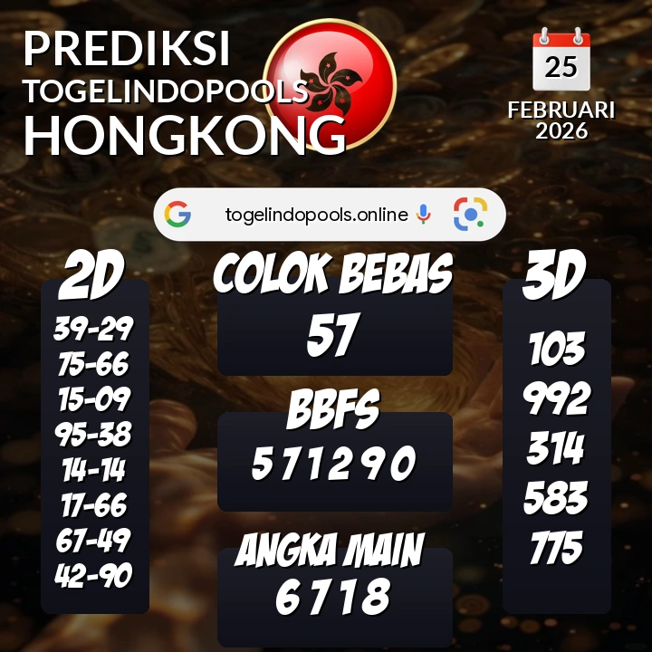 Prediksi togelindopools hongkong: Rabu 25 Februari 2026 Hari Ini (Analisis Data, Manfaat, Risiko, & Tips)