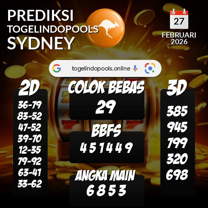 Prediksi togelindopools sydney: Jumat 27 Februari 2026 Hari Ini (Analisis Data, Manfaat, Risiko, & Tips)