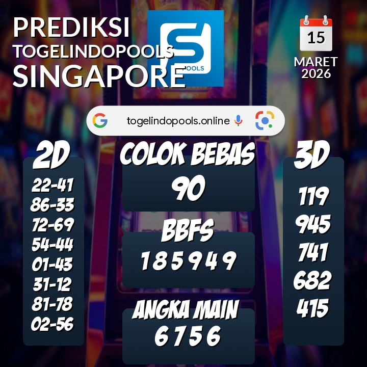 Prediksi togelindopools singapore: Minggu 15 Maret 2026 Hari Ini (Analisis Data, Manfaat, Risiko, & Tips)
