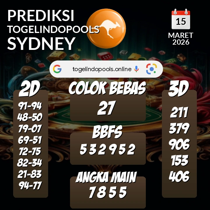 Prediksi togelindopools sydney: Minggu 15 Maret 2026 Hari Ini (Analisis Data, Manfaat, Risiko, & Tips)