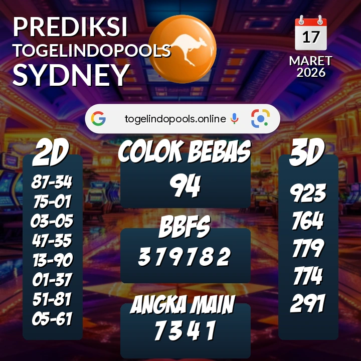 Prediksi togelindopools sydney: Selasa 17 Maret 2026 Hari Ini (Analisis Data, Manfaat, Risiko, & Tips)