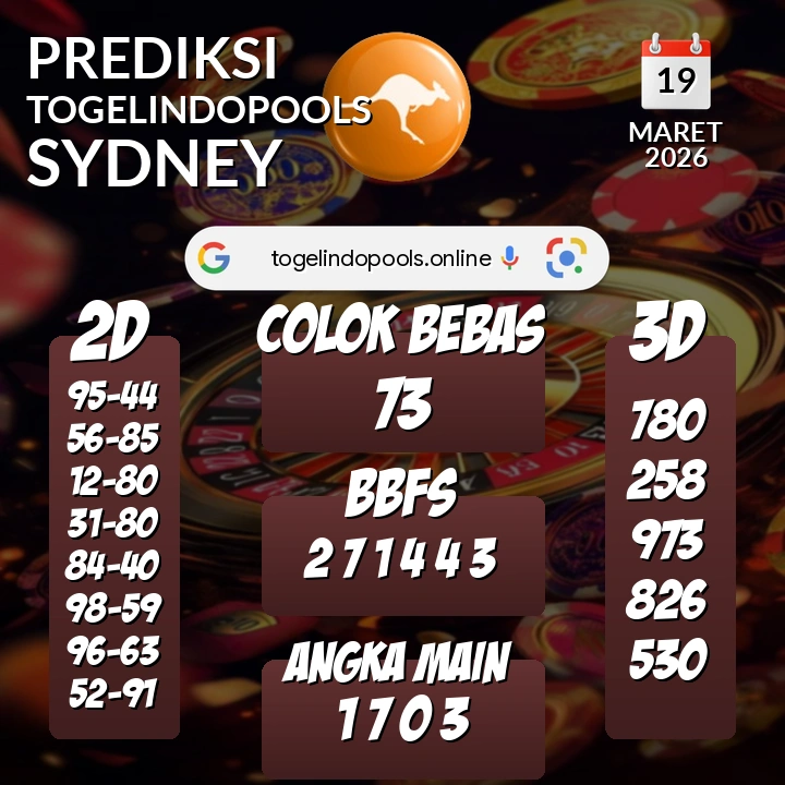 Prediksi togelindopools sydney: Kamis 19 Maret 2026 Hari Ini (Analisis Data, Manfaat, Risiko, & Tips)
