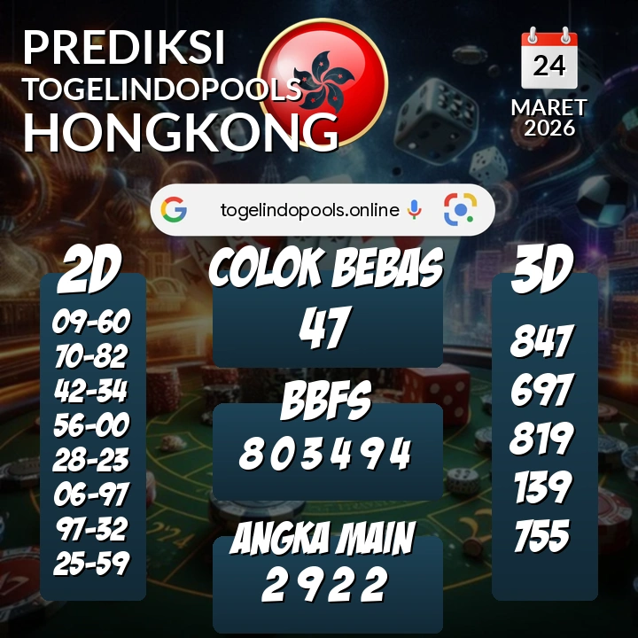 Prediksi togelindopools hongkong: Selasa 24 Maret 2026 Hari Ini (Analisis Data, Manfaat, Risiko, & Tips)