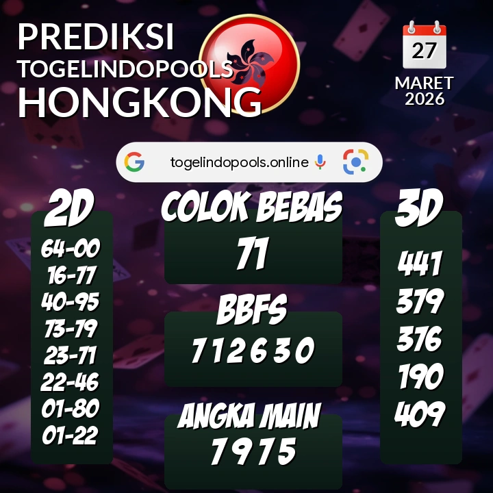 Prediksi togelindopools hongkong: Jumat 27 Maret 2026 Hari Ini (Analisis Data, Manfaat, Risiko, & Tips)