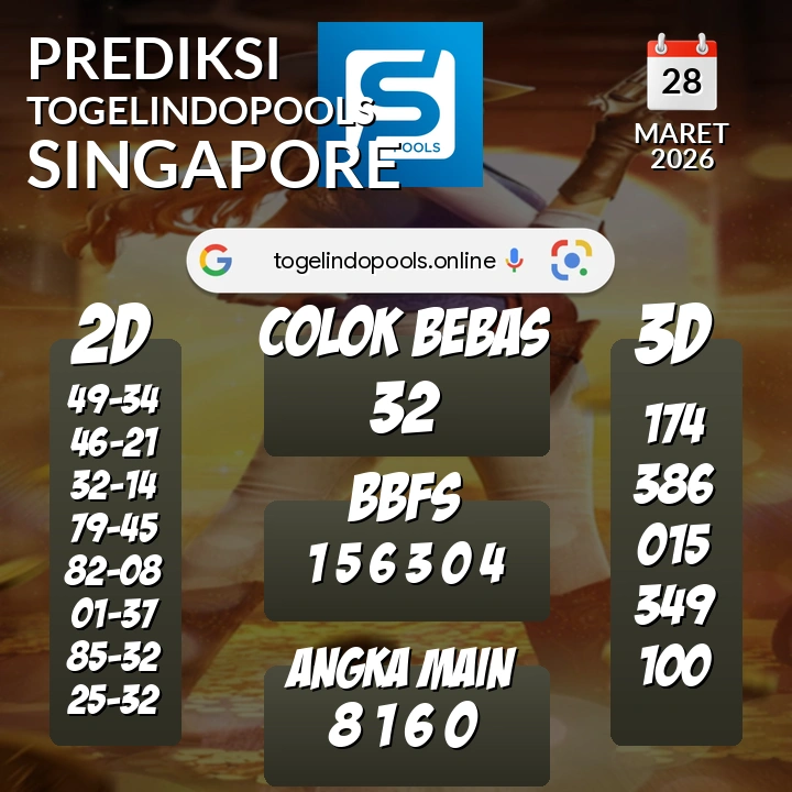 Prediksi togelindopools singapore: Sabtu 28 Maret 2026 Hari Ini (Analisis Data, Manfaat, Risiko, & Tips)