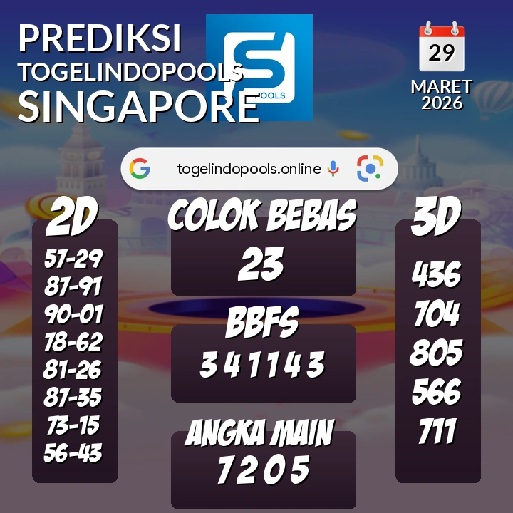 Prediksi togelindopools singapore: Minggu 29 Maret 2026 Hari Ini (Analisis Data, Manfaat, Risiko, & Tips)