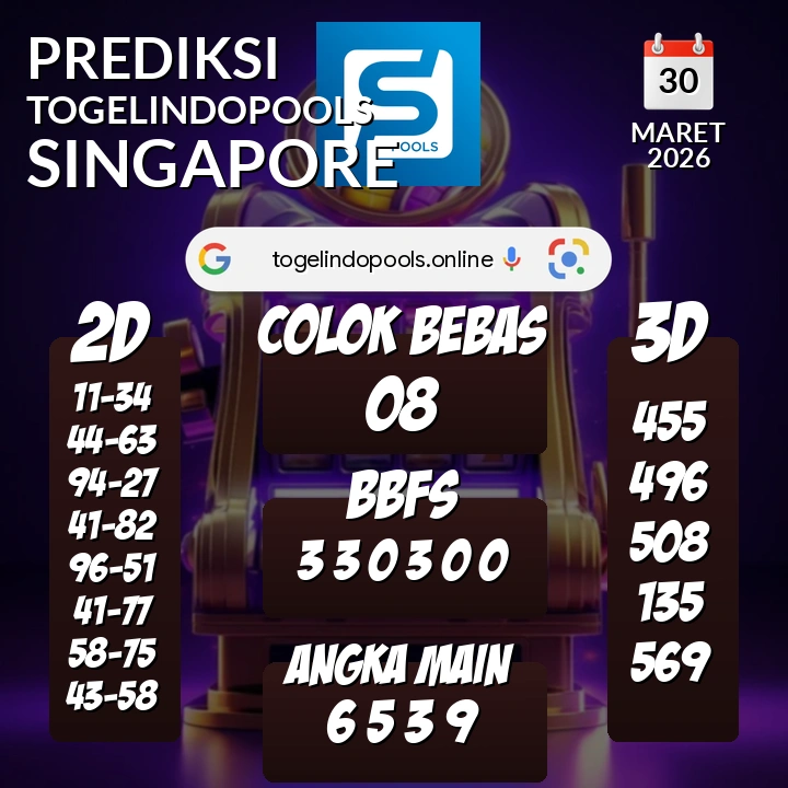 Prediksi togelindopools singapore: Senin 30 Maret 2026 Hari Ini (Analisis Data, Manfaat, Risiko, & Tips)