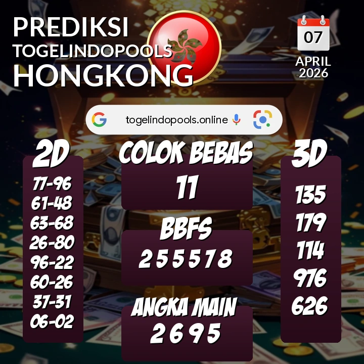 Prediksi togelindopools hongkong: Selasa 07 April 2026 Hari Ini (Analisis Data, Manfaat, Risiko, & Tips)