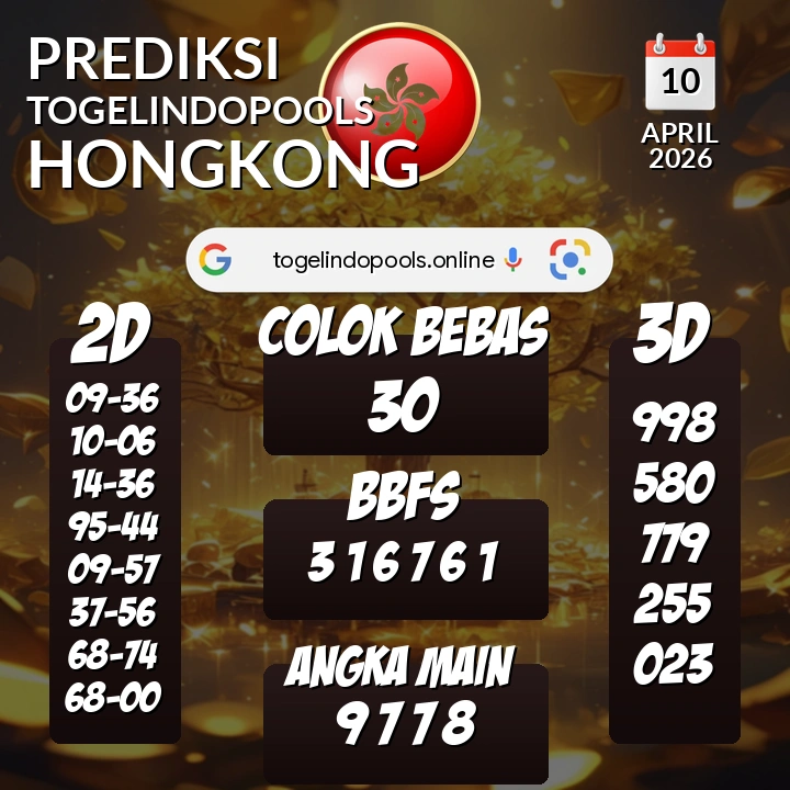 Prediksi togelindopools hongkong: Jumat 10 April 2026 Hari Ini (Analisis Data, Manfaat, Risiko, & Tips)