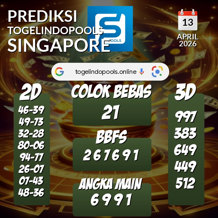 Prediksi togelindopools singapore: Senin 13 April 2026 Hari Ini (Analisis Data, Manfaat, Risiko, & Tips)