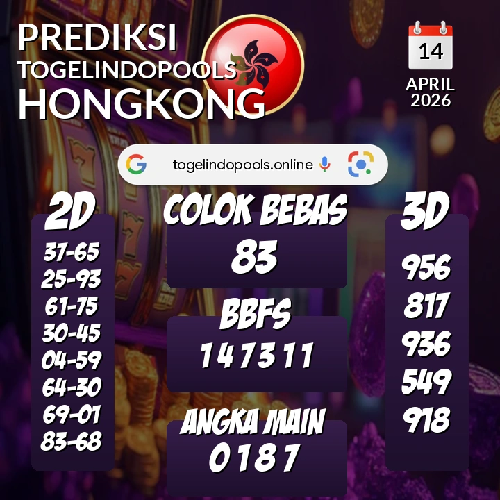 Prediksi togelindopools hongkong: Selasa 14 April 2026 Hari Ini (Analisis Data, Manfaat, Risiko, & Tips)